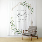 Hintergrund des geometrischen Fotos der grünen Bab Wandteppich (Beispiel)