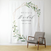 Hintergrund des geometrischen Fotos des grünen Bra Wandteppich (Beispiel)