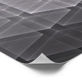 Hintergrund des geometrischen Fraktals Poster (Ecke)
