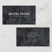 Hintergrund des gerümmelten Papiers Visitenkarte (Vorne/Hinten)