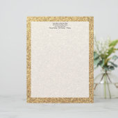 Hintergrund des glatten Glitzer-Musters Briefbogen (Stehend Vorderseite)