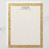 Hintergrund des glatten Glitzer-Musters Briefbogen (Vorne/Hinten)