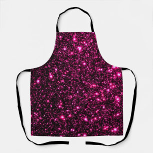 Hintergrund des Glitzer - Hot Pink Schürze