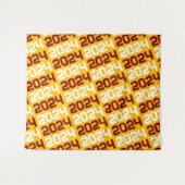 Hintergrund des Gold- und Maroon-Abschlusses Wandteppich (Vorderseite (Horizontal))