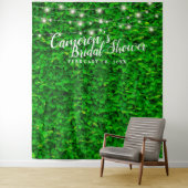 Hintergrund des grünen Brautparty, der an der Wand Wandteppich (Beispiel)
