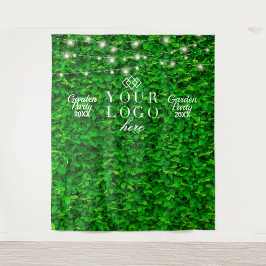 Hintergrund des grünen Party, der an der Wand häng Wandteppich (Vorderseite)