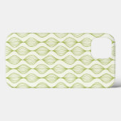 Hintergrund des grünen vertikalen Ogemusters Case-Mate iPhone Hülle (Rückseite (Horizontal))