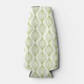 Hintergrund des grünen vertikalen Ogemusters Flaschenkühler (Vorderseite)