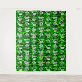 Hintergrund des grünen Wall-Garden-Party Schritt u Wandteppich