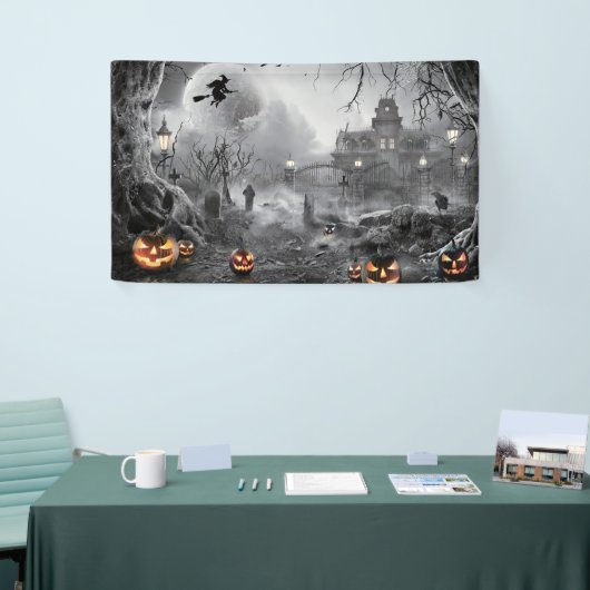 Hintergrund des Halloween-Horrors Banner (Messeveranstaltung)