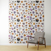 Hintergrund des Halloween-Party-Fotos Wandteppich (Beispiel)