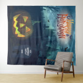 Hintergrund des Halloween-Party von Familie oder U Wandteppich (Beispiel (Horizontal))