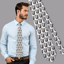 Hintergrund des Harp-Symbols Krawatte