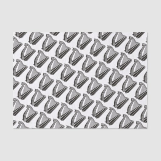 Hintergrund des Harp-Symbols Seidenpapier (Vorderseite)