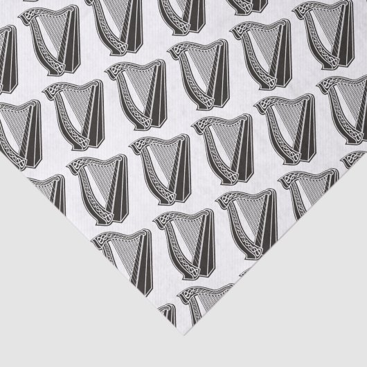 Hintergrund des Harp-Symbols Seidenpapier (Ausschnitt)