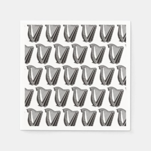 Hintergrund des Harp-Symbols Serviette (Vorderseite)