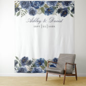 Hintergrund des Hochzeitskabinetts für Navy Blue F Wandteppich (Beispiel)