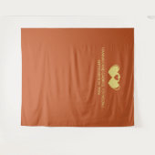 Hintergrund des Hochzeitskopfes Wandteppich (Vorderseite (Horizontal))