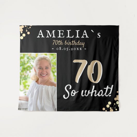 Hintergrund des inspirierenden Schwarzen Fotos vom Wandteppich (Vorderseite (Horizontal))