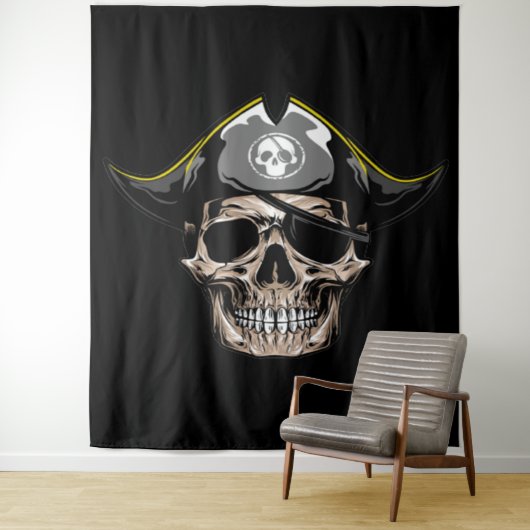 Hintergrund des Jacks von Pirate Skull Wandteppich (Beispiel)