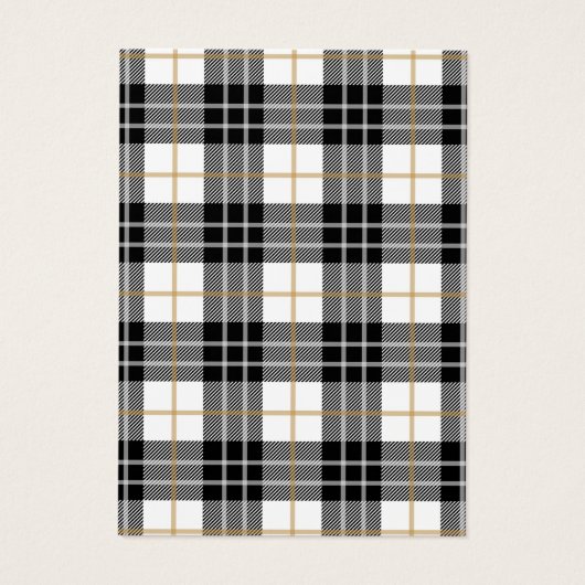 Hintergrund des Karierten Tartan-Ohrs (Rückseite)