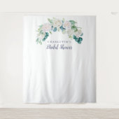 Hintergrund des klassischen Fotos mit weißem Braut Wandteppich (Vorderseite)