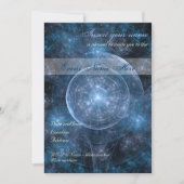 Hintergrund des Kosmos 2001 Einladung (Vorderseite)