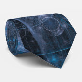 Hintergrund des Kosmos 2001 Krawatte (Gerollt)