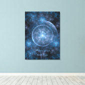 Hintergrund des Kosmos 2001 Leinwanddruck (Insitu (Holzboden))