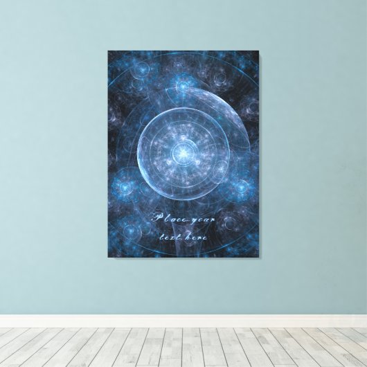 Hintergrund des Kosmos 2001 Leinwanddruck (Insitu (Holzboden))