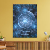 Hintergrund des Kosmos 2001 Leinwanddruck (Insitu (Wohnzimmer))