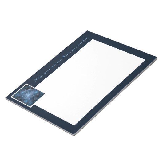 Hintergrund des Kosmos 2001 Notizblock (angewinkelt)