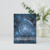 Hintergrund des Kosmos 2001 Postkarte (Stehend Vorderseite)