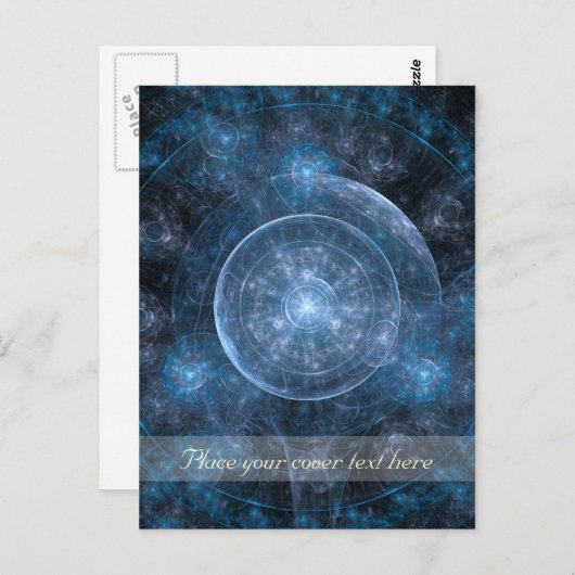 Hintergrund des Kosmos 2001 Postkarte (Vorne/Hinten)