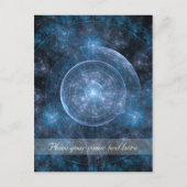 Hintergrund des Kosmos 2001 Postkarte (Vorderseite)