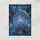 Hintergrund des Kosmos 2001 Visitenkarte (Vorderseite)