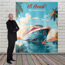 Hintergrund des Kreuzfahrtschiffs zum tropischen Z