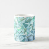 Hintergrund des Kristalldreiecks. Kaffeetasse (Mittel)