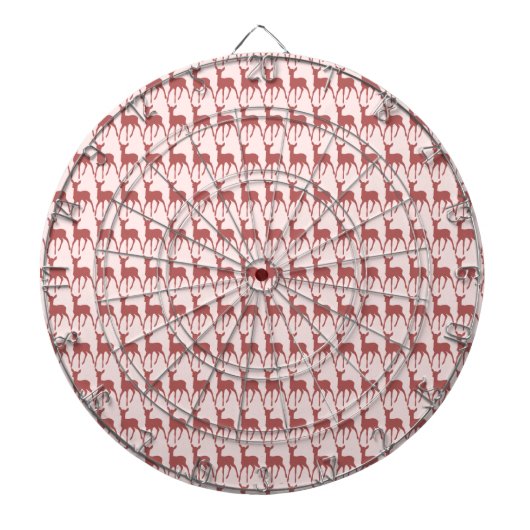 Hintergrund des Lachs-Hirsch-Musters Dartscheibe (vorne)