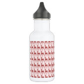 Hintergrund des Lachs-Hirsch-Musters Trinkflasche (Links)