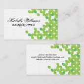 Hintergrund des Leaf-Musters Visitenkarte (Vorne/Hinten)