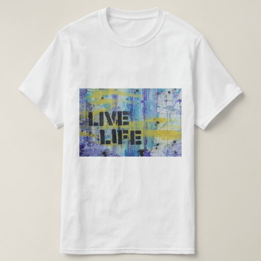 Hintergrund des Lebens T-Shirt (Design vorne)
