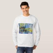 Hintergrund des Lebens T-Shirt (Vorne ganz)