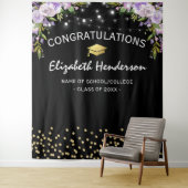 Hintergrund des lila Blumenkohles im Abschluss Wandteppich (Beispiel)