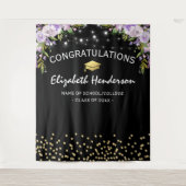 Hintergrund des lila Blumenkohles im Abschluss Wandteppich (Vorderseite)