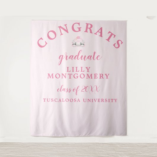 Hintergrund des Mallard Duck Monogram Abschluss Fo Wandteppich (Vorderseite)