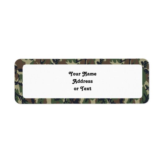 Hintergrund des Militärwalds - Camouflage (Vorne)