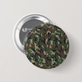 Hintergrund des Militärwalds - Camouflage Button (Vorne & Hinten)