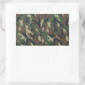 Hintergrund des Militärwalds - Camouflage Rechteckiger Aufkleber (Tasche)