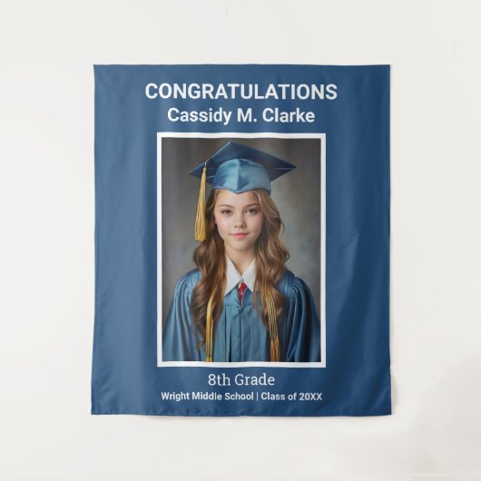 Hintergrund des Minimalistischen Fotos 8. Abschlus Wandteppich (Vorderseite)